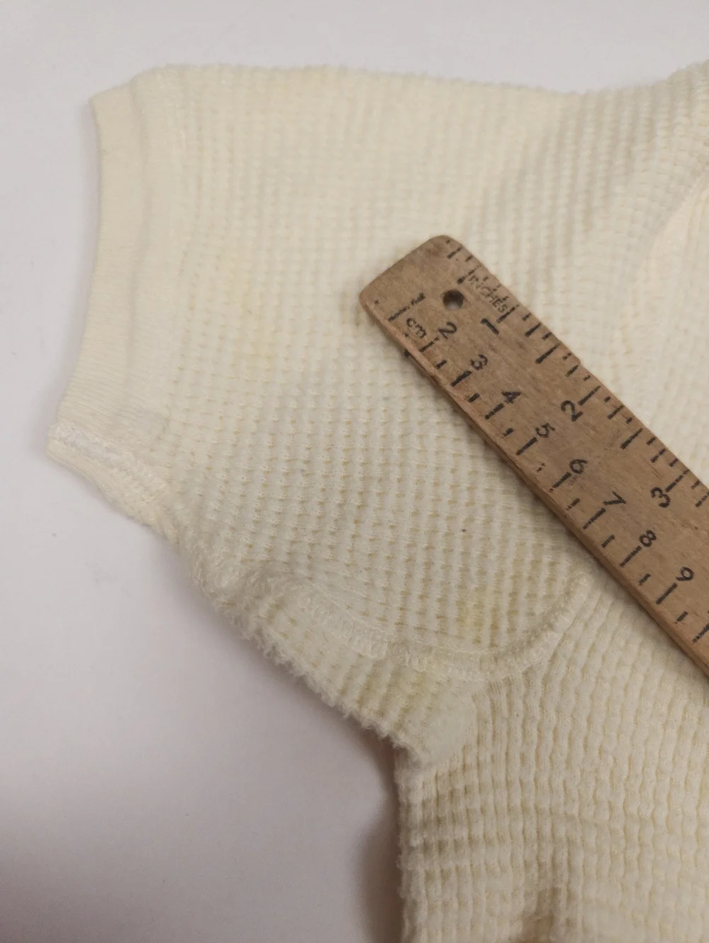 Carter's Vintage Thermal Short Sleeved 100% Cotton Top Shirt M 38-40